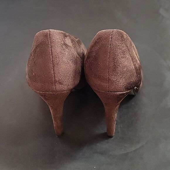 HERSTYLE SUEDE ROUND TOE HIGH HEEL STILETTOS PUMP SHOE - Picture 7 of 14